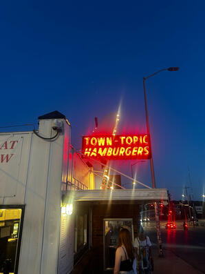 Town Topic at Night