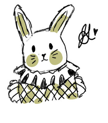 Medieval Bunny Illustration