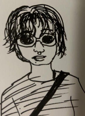Self Portrait in Black and White (2023)